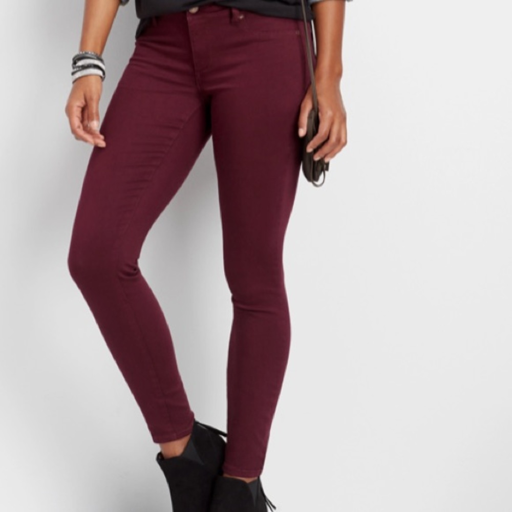 Plum Wine Jeggings